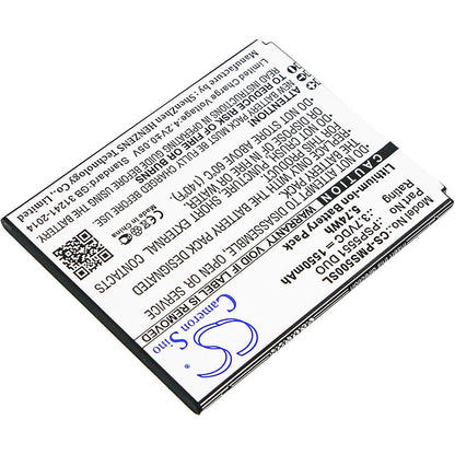 Replacement Battery for Prestigio  Grace S5 – Mobile, SmartPhone – 1550mAh / 5.74Wh / 3.7V