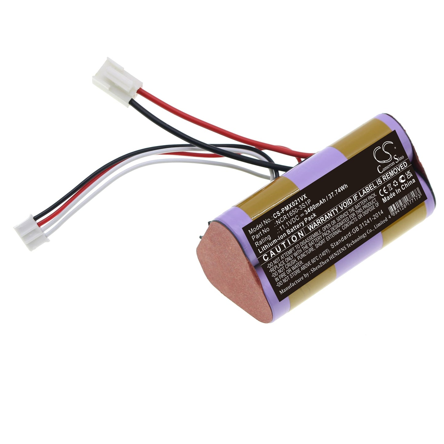 Replacement Battery for Plus Minus Zero  XJB-B021 – Vacuum – 3400mAh / 37.74Wh / 11.1V