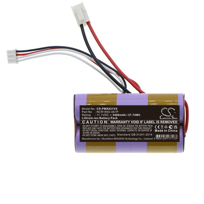Replacement Battery for Plus Minus Zero  XJB-B021 – Vacuum – 3400mAh / 37.74Wh / 11.1V