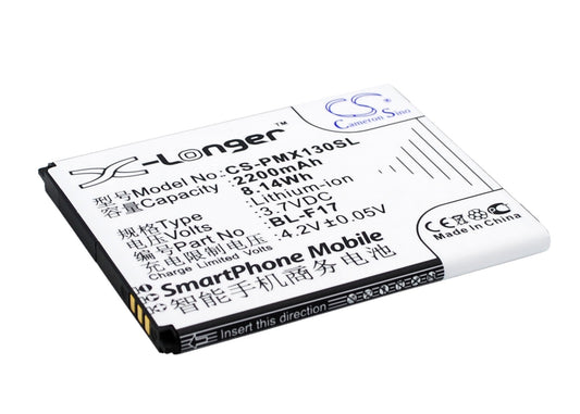 Replacement Battery for PHICOMM  2S – Mobile, SmartPhone – 2200mAh / 8.14Wh / 3.7V