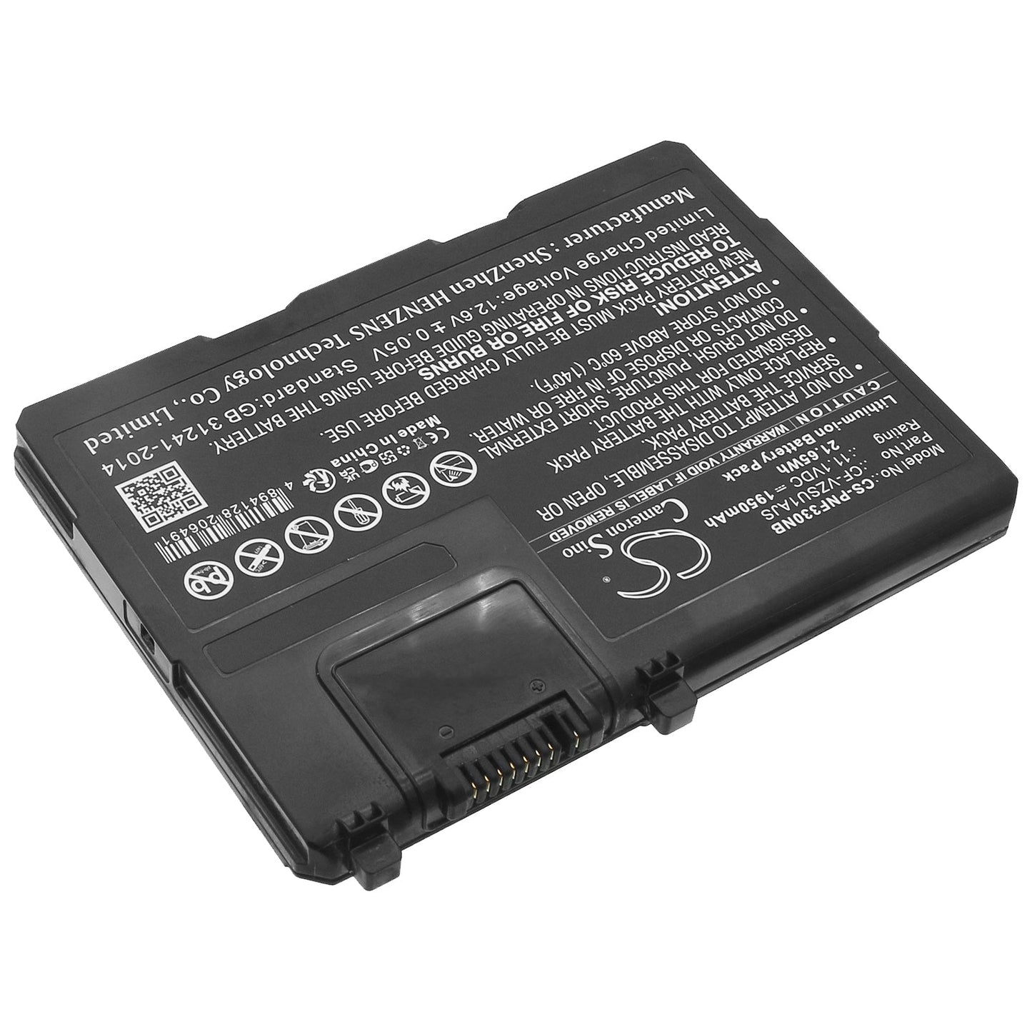Replacement Battery for Panasonic  Toughbook CF-33 – Notebook, Laptop – 1950mAh / 21.65Wh / 11.1V