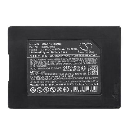 Replacement Battery for Pyle  PPBCM16 – Body Camera – 2500mAh / 9.5Wh / 3.8V