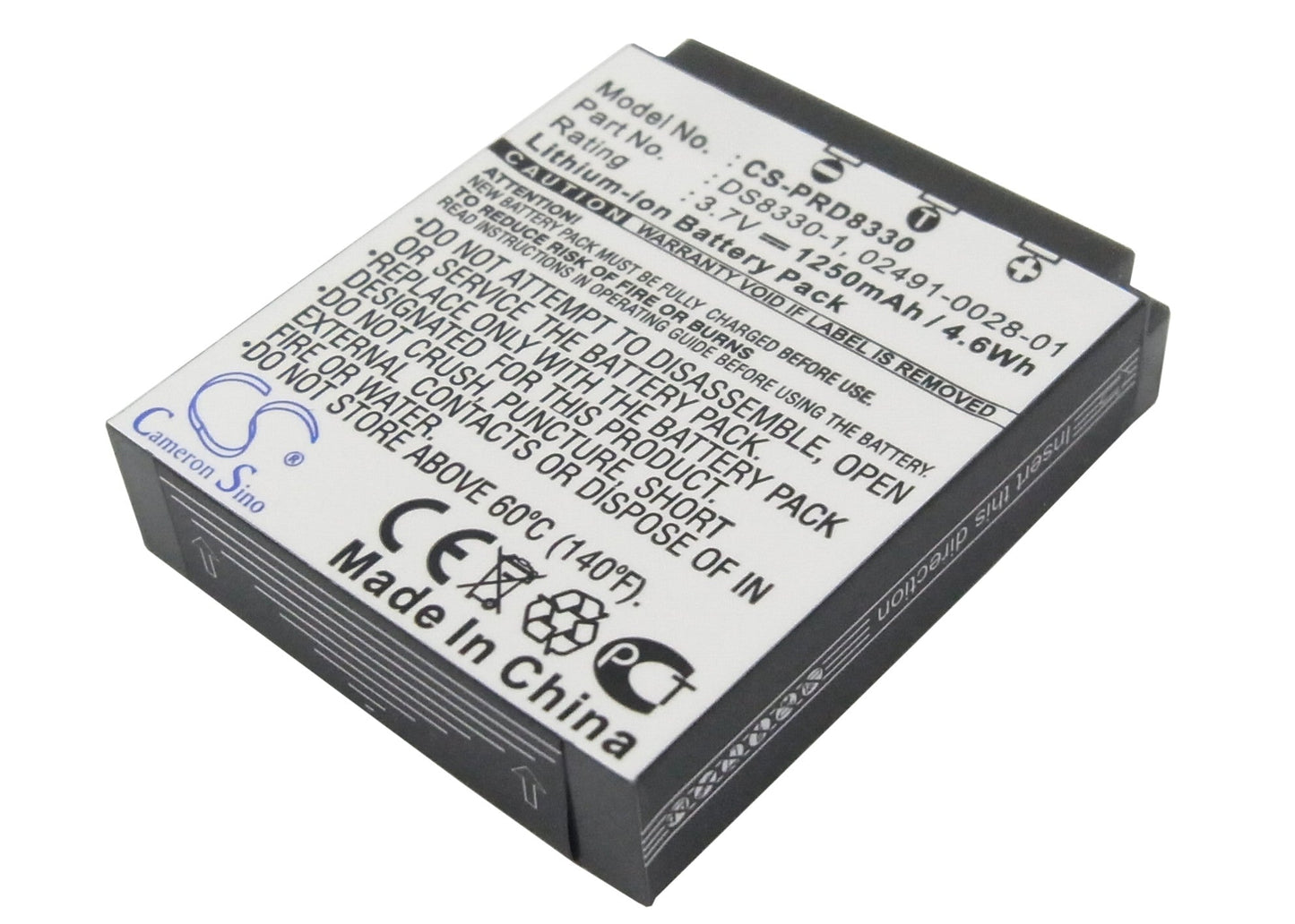 Replacement Battery for Revue  DC 10.1 – Camera – 1250mAh / 4.63Wh / 3.7V