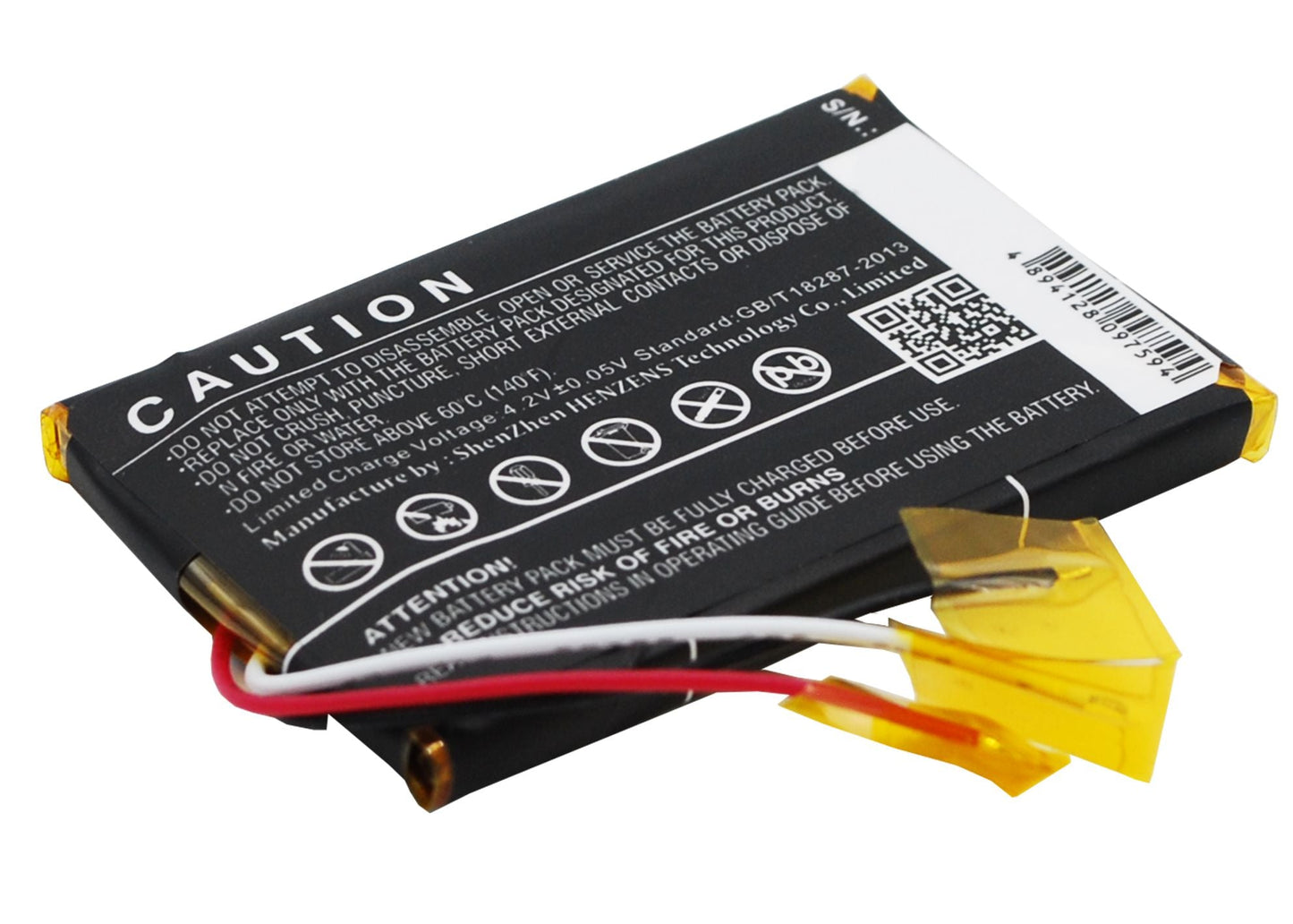 Replacement Battery for Prestigio  GeoVision 5850HDDVR – GPS, Navigator – 1100mAh / 4.07Wh / 3.7V