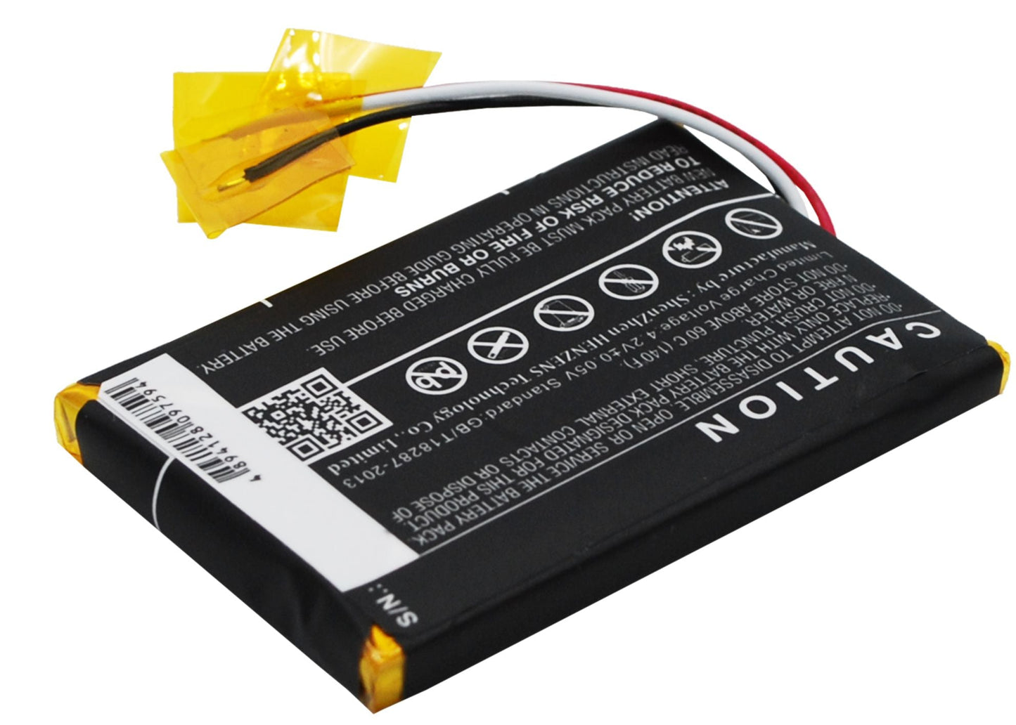Replacement Battery for Prestigio  GeoVision 5850HDDVR – GPS, Navigator – 1100mAh / 4.07Wh / 3.7V