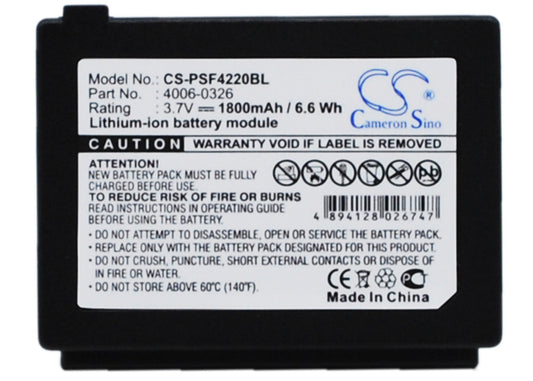 Replacement Battery for Falcon  PSC 4220 – Barcode Scanner – 1800mAh / 6.66Wh / 3.7V