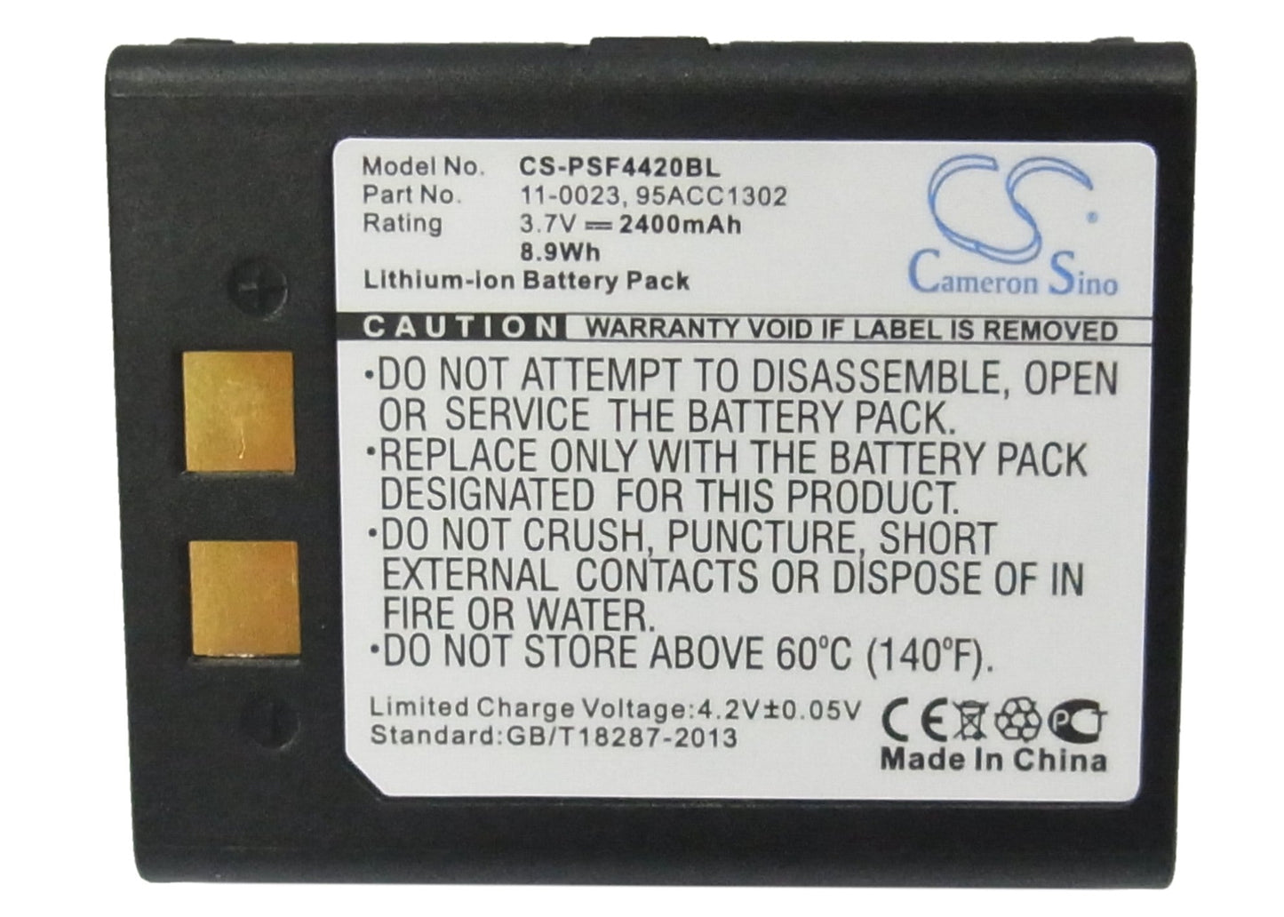 Replacement Battery for Datalogic  4420 – Barcode Scanner – 2400mAh / 8.88Wh / 3.7V