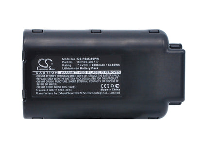 Replacement Battery for Paslode  900400 – Power Tools – 2000mAh / 14.80Wh / 7.4V