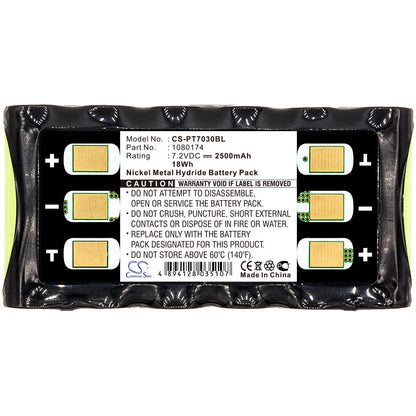 Replacement Battery for Teklogix  1915 – Barcode Scanner – 2500mAh / 18.00Wh / 7.2V