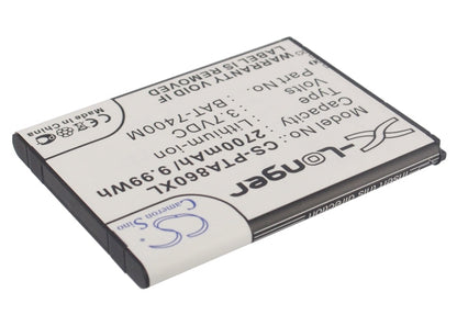 Replacement Battery for Pantech  A860S 4G – Mobile, SmartPhone – 2700mAh/9.99Wh / 3.7V