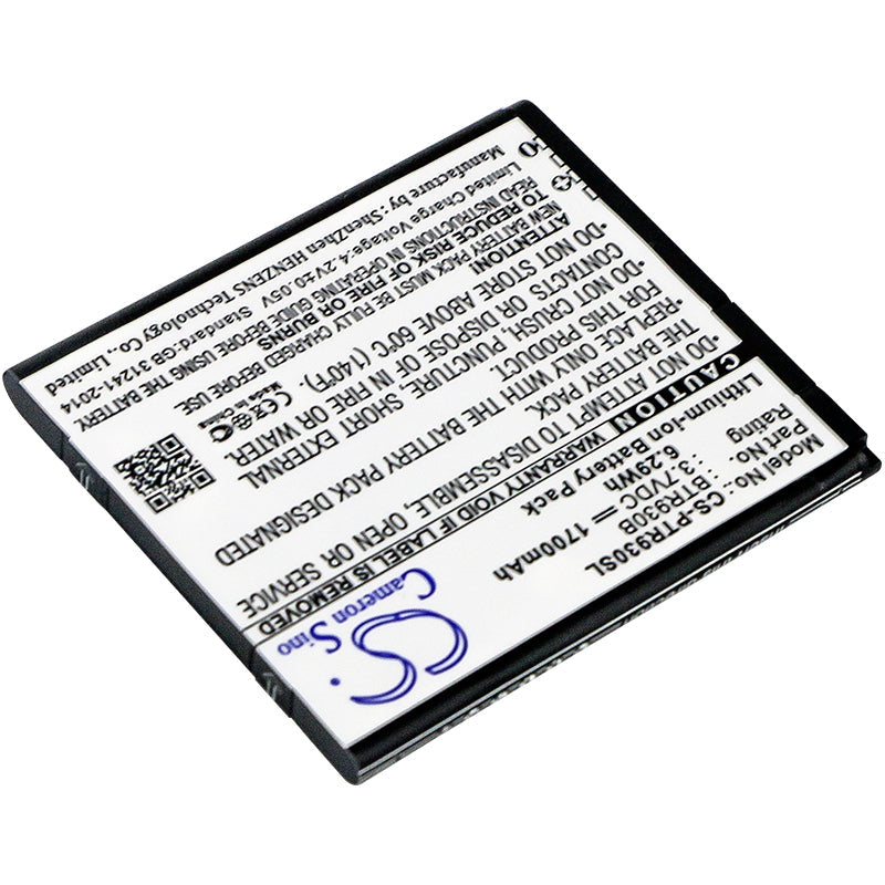 Replacement Battery for Pantech  ADR930L – Mobile, SmartPhone – 1700mAh / 6.29Wh / 3.7V