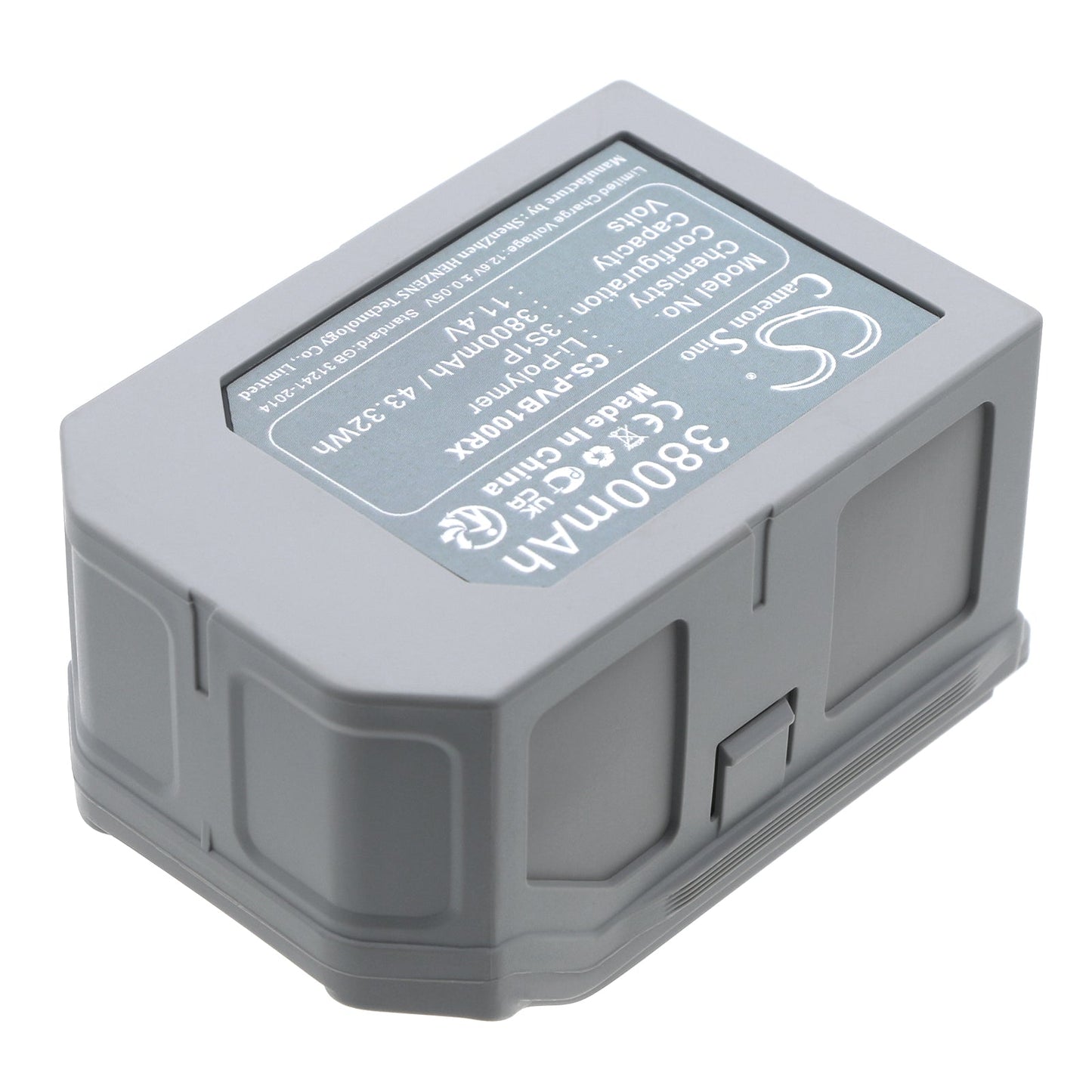 Replacement Battery for PowerVision  PowerEgg X – Drones – 3800mAh / 43.32Wh / 11.4V