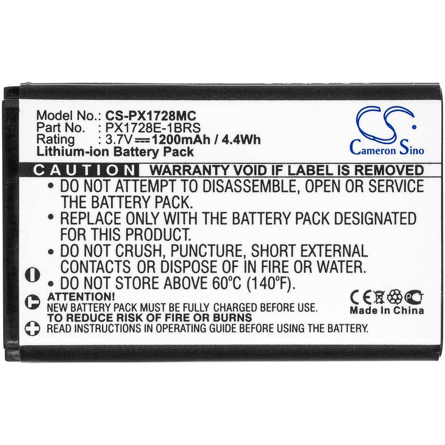 Replacement Battery for Toshiba  Camileo Air 10 – Camera – 1200mAh / 3.7V
