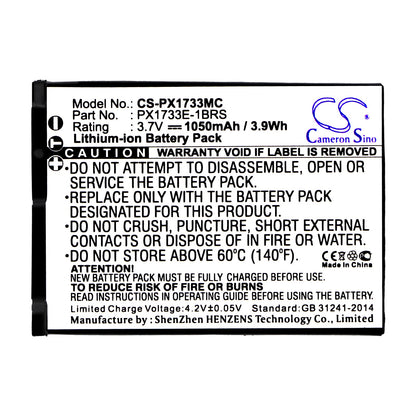 Replacement Battery for Toshiba  Camileo S30 – Camera – 1050mAh x 3.9Wh / 3.7V