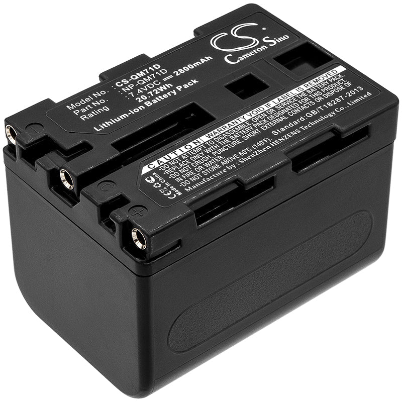 Replacement Battery for Sony  CCD-TRV108 – Camera – 2800mAh / 7.4V