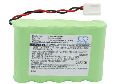 Replacement Battery for Ritron  & RT-15H – Two-Way Radio – 1500mAh / 6.0V