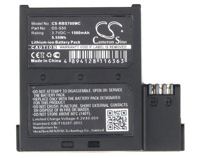 Replacement Battery for Rollei  7S WiF – Camera – 1500mAh / 5.55Wh / 3.7V