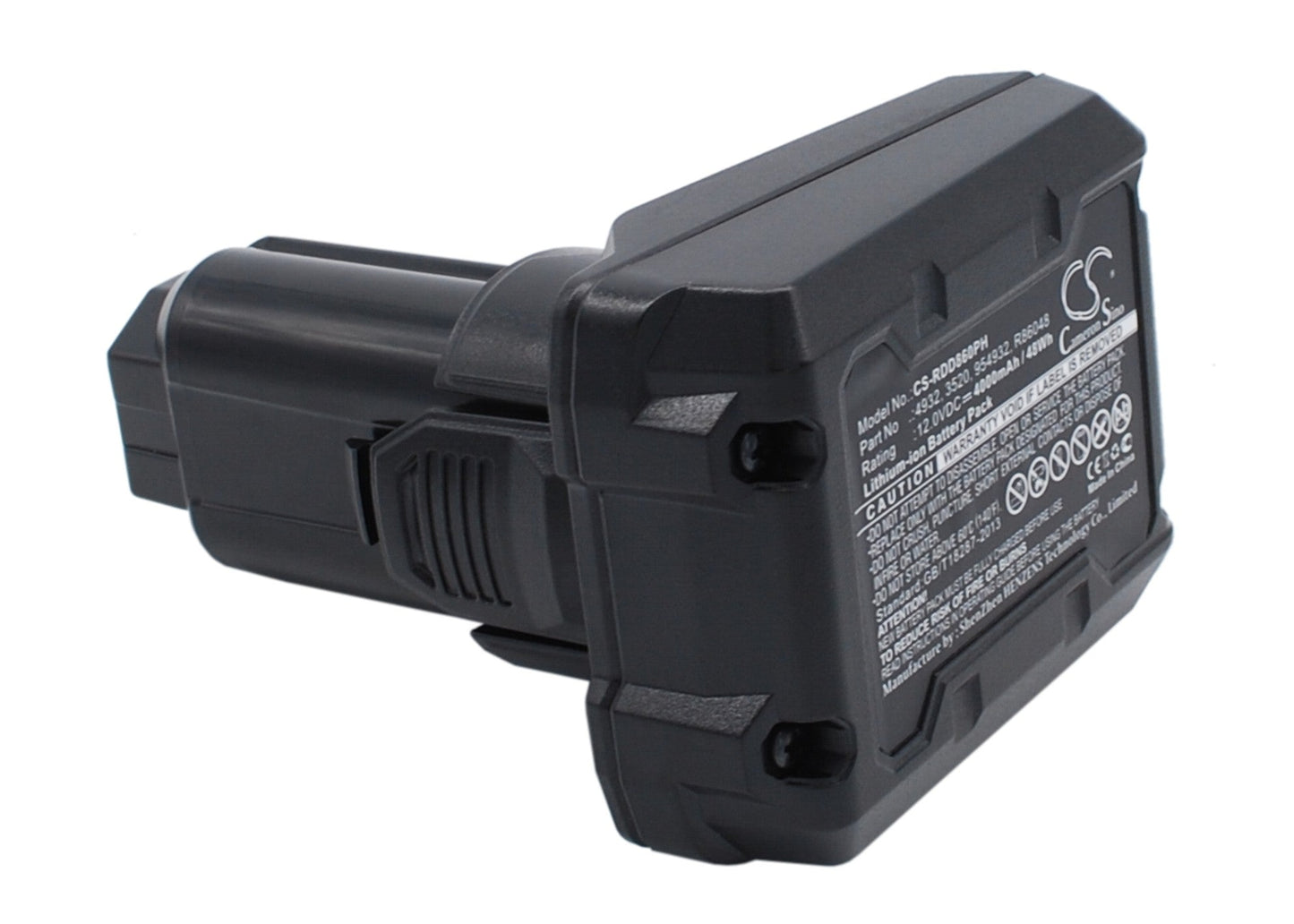 Replacement Battery for Ridgid  AC82049 – Power Tools – 4000mAh / 48.00Wh / 12.0V