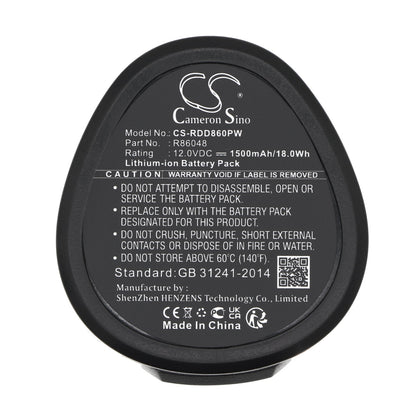 Replacement Battery for AEG  BBS 12C – Power Tools – 1500mAh / 18.00Wh / 12.0V