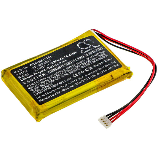 Replacement Battery for Renkforce  GX-111 – GPS, Navigator – 1200mAh / 4.44Wh / 3.7V