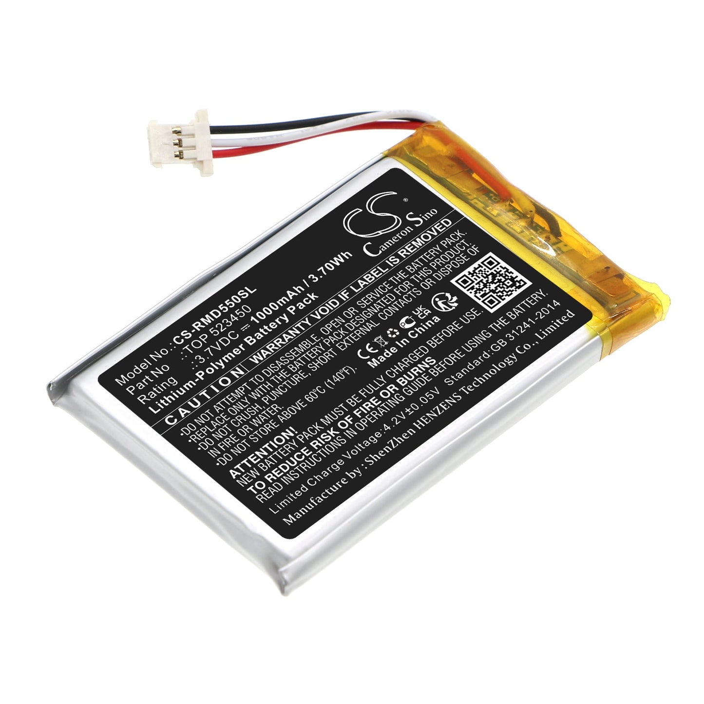 Replacement Battery for RAND MCNALLY  TND-540 – GPS, Navigator – 1000mAh / 3.70Wh / 3.7V