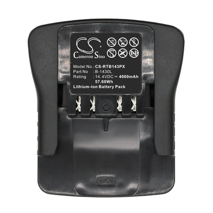 Replacement Battery for Ryobi  BDM-143 – Power Tools – 4000mAh / 57.60Wh / 14.4V