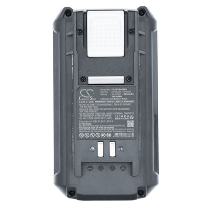 Replacement Battery for Ryobi  40V 14 IN Brushless Chain Saw – Power Tools – 6000mAh / 240.00Wh / 40.0V