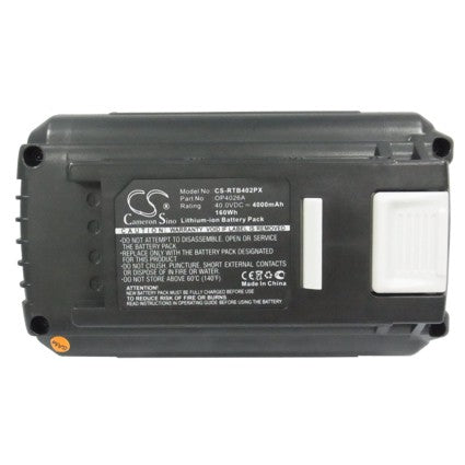 Replacement Battery for Ryobi 40V 14 IN Brushless Chain Saw 40V 20 IN BRUSHLESS, 40V 500 CFM Jet Fan, – 4000mAh / 160.00Wh