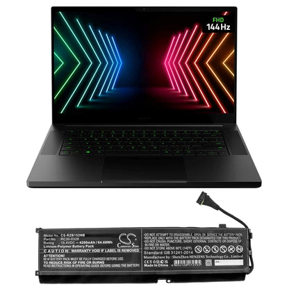 Replacement Battery for Razer  Blade 15 2020 – Notebook, Laptop – 4200mAh / 64.68Wh / 15.4V