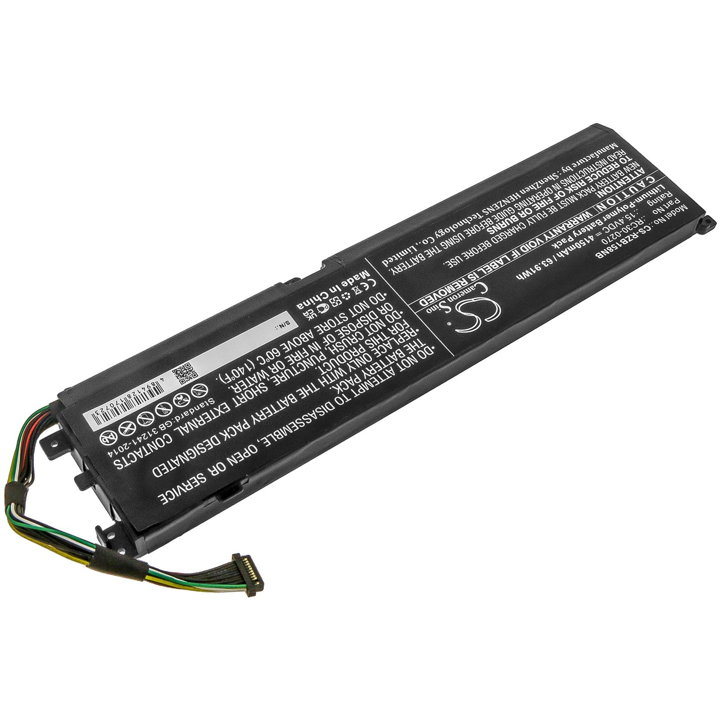 Replacement Battery for Razer  Blade 15 Base – Notebook, Laptop – 4150mAh / 63.91Wh / 15.4V