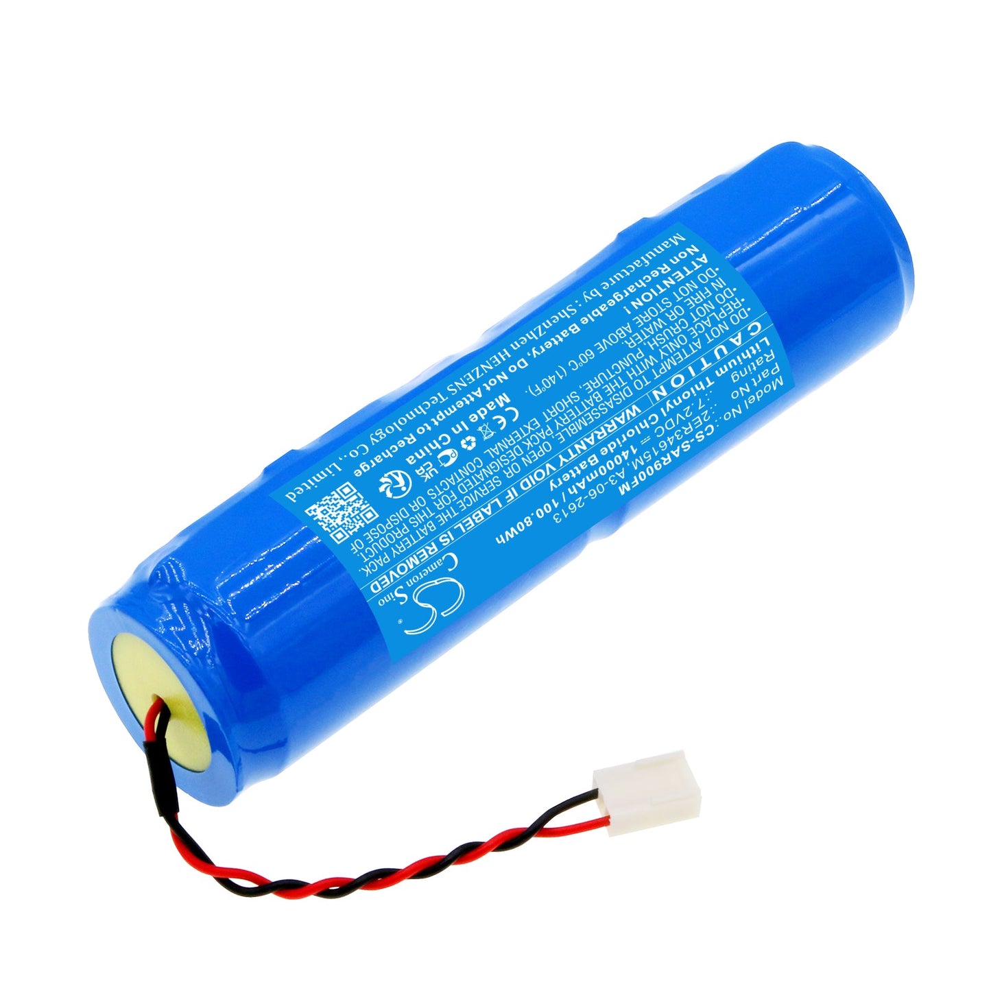 Replacement Battery for Radio Beacon  CRT100 – Marine Safety & Flotation Devices – 14000mAh / 100.80Wh / 7.2V