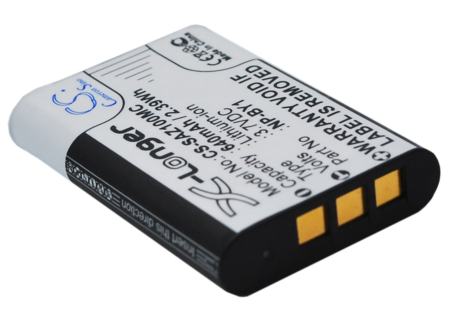 Replacement Battery for Sony  Action Cam Mini AZ1 – Camera – 640mAh / 2.39Wh / 3.7V