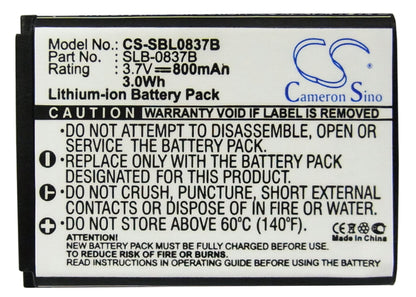 Replacement Battery for Samsung  Digimax L70 – Camera – 800mAh / 3.7V