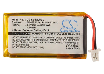 Replacement Battery for Sony  BT22 – Wireless Headset – 350mAh/1.29Wh / 3.7V