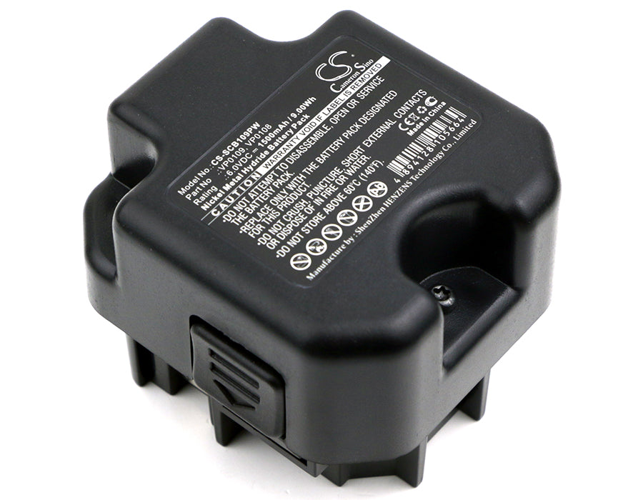 Replacement Battery for SENCO  GT65DA – Power Tools – 1500mAh / 9.00Wh / 6.0V