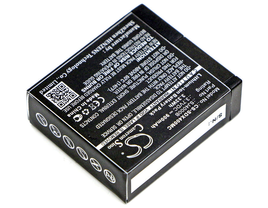 Replacement Battery for SJCAM  DX 288812 – Camera – 900mAh / 3.33Wh / 3.7V