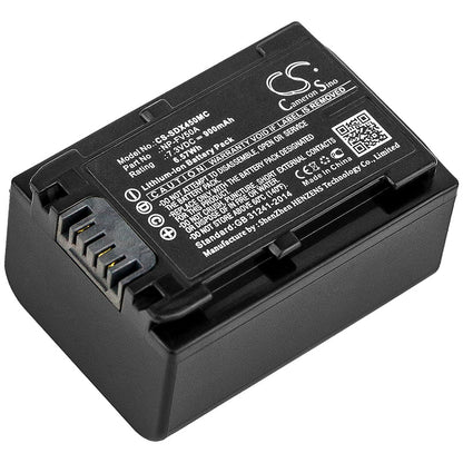 Replacement Battery for Sony  FDR-AX33 – Camera – 900mAh / 6.57Wh / 7.3V