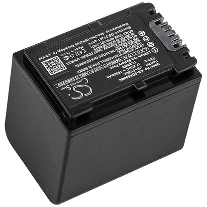 Replacement Battery for Sony  FDR-AX33 – Camera – 1600mAh / 11.68Wh / 7.3V
