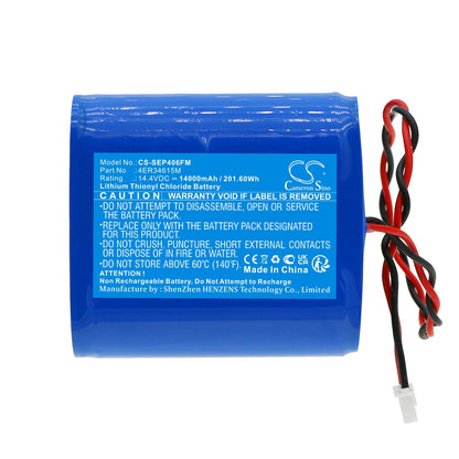Replacement Battery for Saracom  EB-10 – Marine Safety & Flotation Devices – 14000mAh / 201.60Wh / 14.4V
