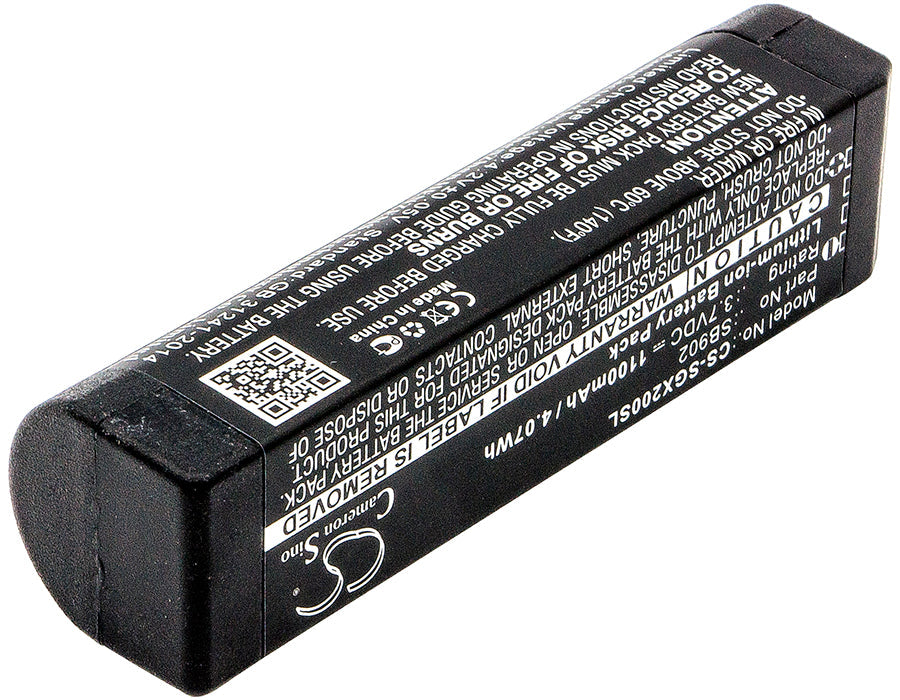 Replacement Battery for SHURE  GLXD – Speaker – 1100mAh / 4.07Wh / 3.7V