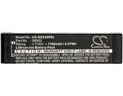 Replacement Battery for SHURE  GLXD – 1100mAh / 4.07Wh
