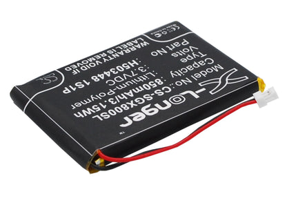 Replacement Battery for SkyGolf  SkyCaddie Aire – GPS, Navigator – 850mAh / 3.15Wh / 3.7V