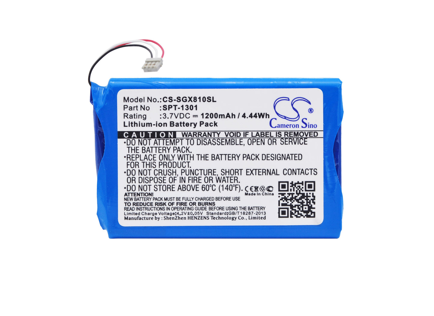 Replacement Battery for SkyGolf  SkyCaddie Touch – GPS, Navigator – 1200mAh / 4.44Wh / 3.7V