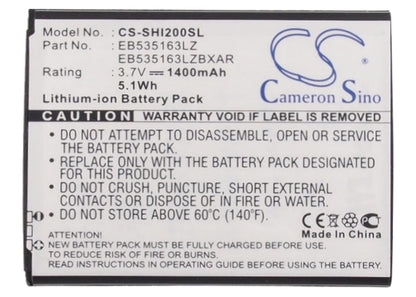 Replacement Battery for MetroPCS  Admire – Mobile, SmartPhone – 1400mAh / 5.18Wh / 3.7V