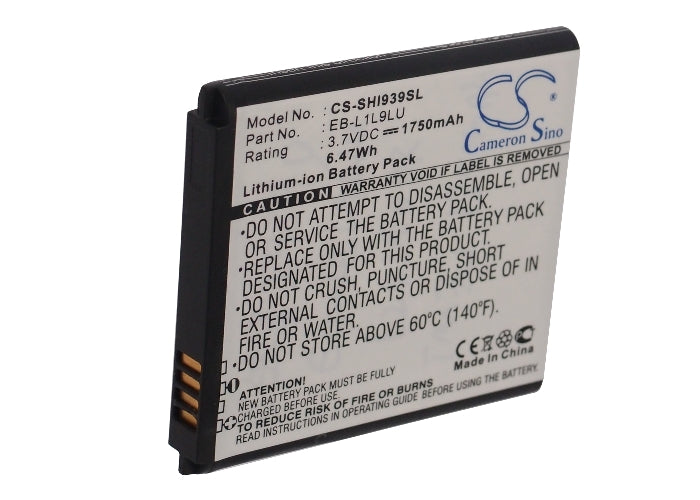 Replacement Battery for Samsung  Galaxy S3 Duos – Mobile, SmartPhone – 1750mAh/6.48Wh / 3.7V
