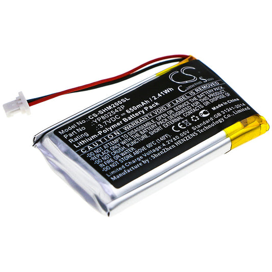Replacement Battery for Sena  SMH-10S – Wireless Headset – 650mAh / 2.41Wh / 3.7V