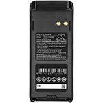 Replacement Battery for Standard Horizon HX400IS – 2550mAh / 18.87Wh