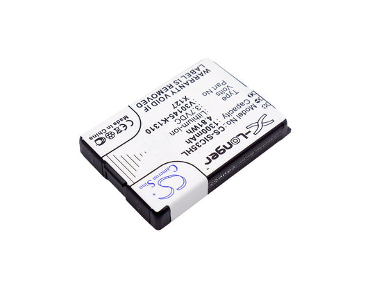 Replacement Battery for Siemens  3506 – Mobile, SmartPhone – 1300mAh / 4.81Wh / 3.7V