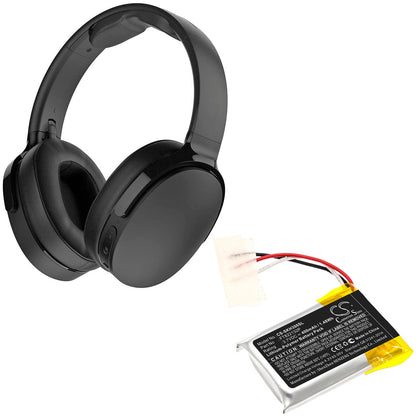 Replacement Battery for Skullcandy  Hesh 3 – Wireless Headset – 400mAh / 1.48Wh / 3.7V