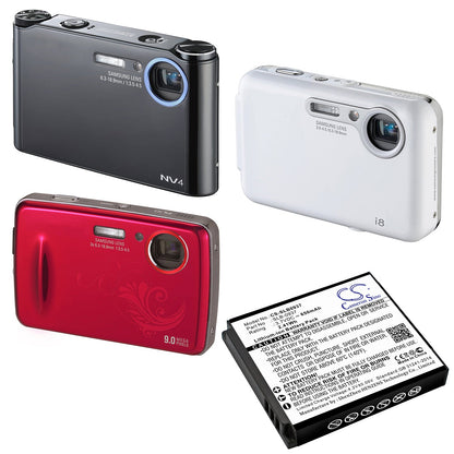 Replacement Battery for Samsung  CL5 – Camera – 650mAh / 2.41Wh / 3.7V